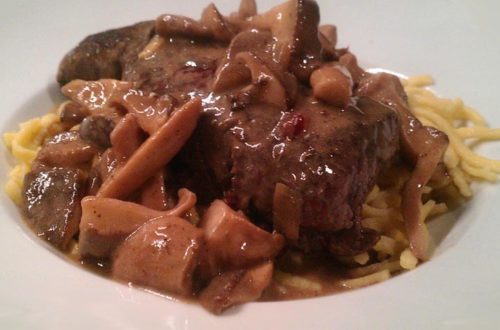 Hirschfilet mit Shiitake