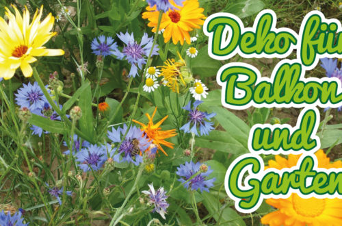 Deko für Balkon und Garten