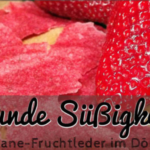 Fruchtleder Erdbeere-Banane