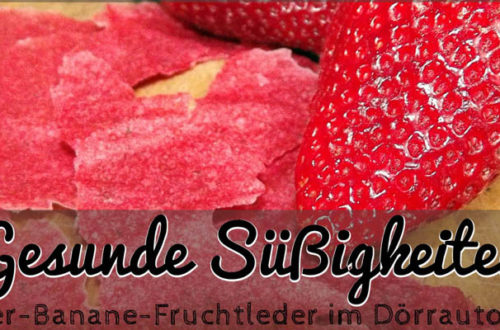 Fruchtleder Erdbeere-Banane