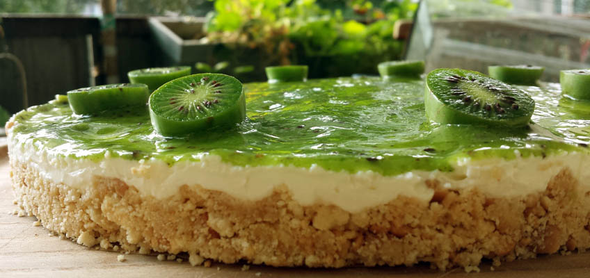 Limetten-Cheesecake ohne Backen