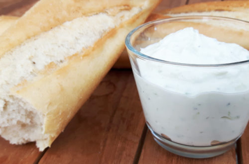 selbstgemachtem Tzatziki