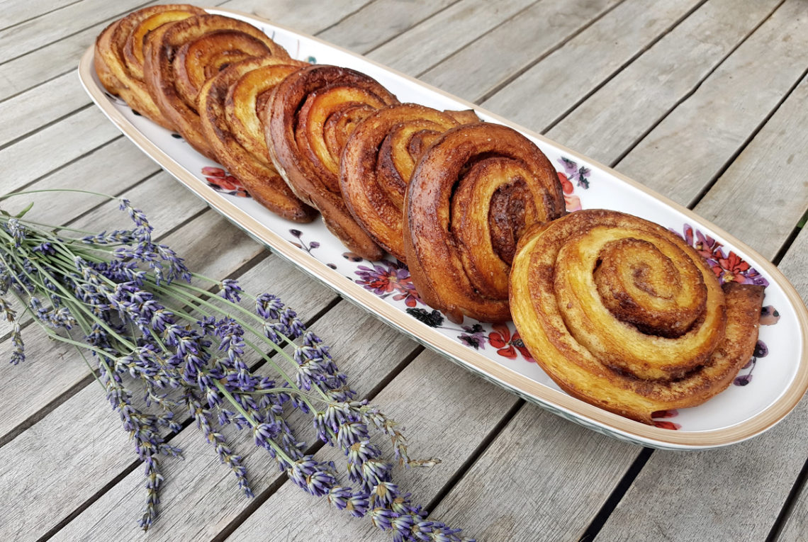 schwedische Kanelbullar Zimtschnecken Rezept