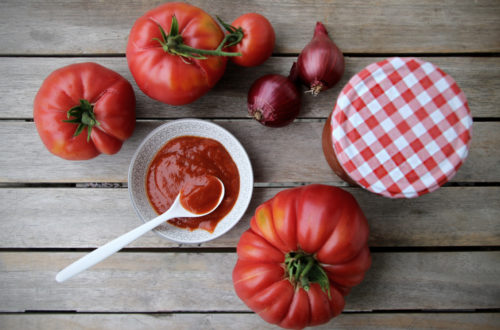 Tomaten Ketchup selber machen - Tomaten aus dem Garten