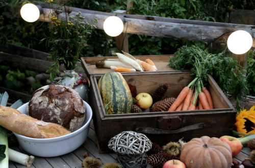 Erntedankfest im eigenen Garten mit BEGA Gartenbeleuchtung