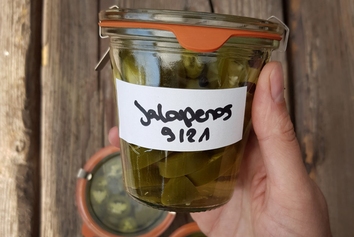 Jalapenos einlegen