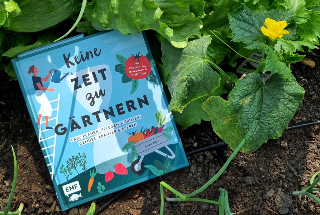 Keine Zeit zu gärtnern Gartenbuch mit Beetplanung - Gartenmitbringsel