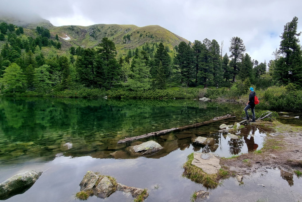 Großer Scheibelsee Steiermark Hohentauern Wanderziel mit Hund